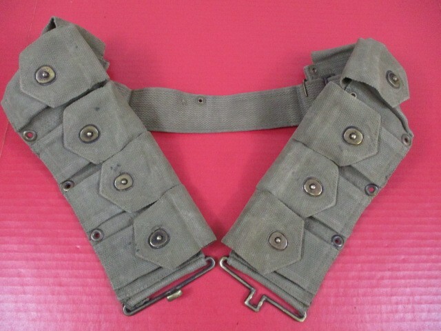 WWII US ARMY 実物　弾帯 WW2米軍スタイル ～ 陸上自衛隊 旧型弾帯 (PX品)│ナナシノミコト