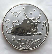 Russia 2005 Taurus 2 Roubles Silver Coin,Proof