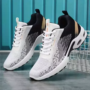 Comfortable Breathable Men's Color-Block Lace-Up Sneakers - Non-Slip, Durable fo - Picture 1 of 39