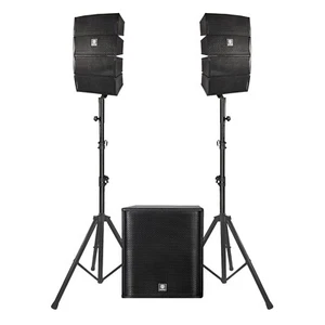 Proreck Club 3500 15'' subwoofer 3000W DJ Powered PA Speaker System Combo Set - Picture 1 of 7