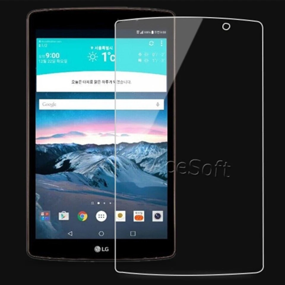 Anti-Scratch Clear Tempered Glass Screen Protector for LG G Pad X 8.0 V521 Phone - Image 1 of 1