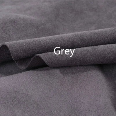 Stretch Faux Suede Fabric Cloth Double Sided Car Interior Sofa Making Material - Image 1 of 4