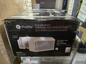 NEW GE Profile ClearView 6100 BTU Smart Ultra Quiet Window White Air Conditioner - Picture 1 of 4