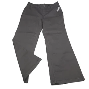 Denim Co Stretchy Wide Leg Pull On Jeans with Back Pockets 20W Plus Size Black - Picture 1 of 11
