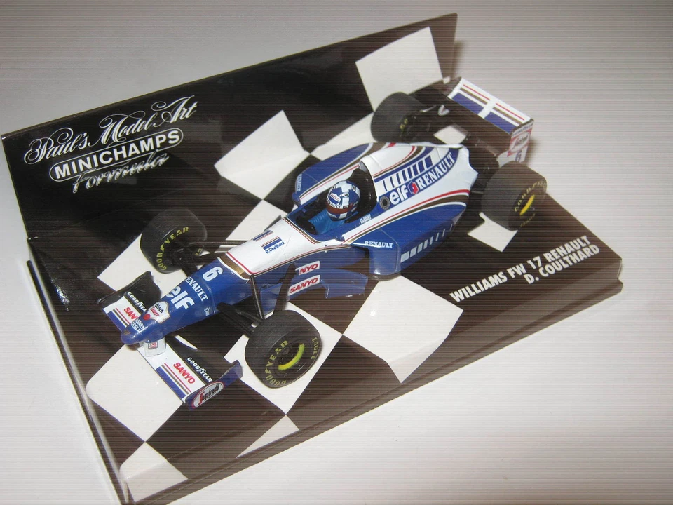 MINICHAMPS 1/43 WILLIAMS FW17 RENAULT DAVID COULTHARD 1995 F1 AUTO DIECAST