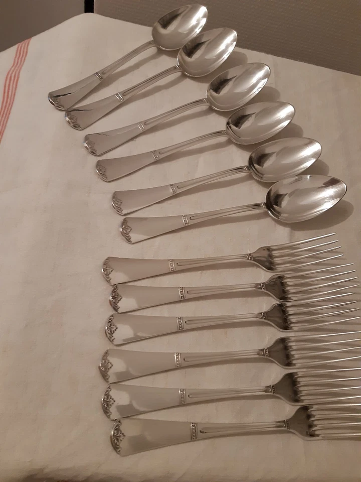 couverts en argent massif Minerve - Photo 1/3