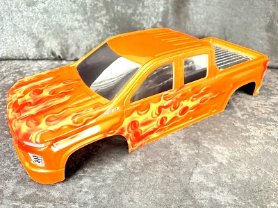 CUSTOM PAINTED RC TRUCK BODY ARRMA KRATON 6S TRAXXAS E-REVO T/E MAXX SILVERADO - Image 1 of 4