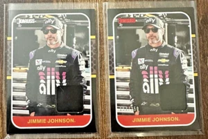 Lote Panini Donruss Racing NASCAR 2020 Jimmie Johnson carrera usado/250 plata rojo - Imagen 1 de 3
