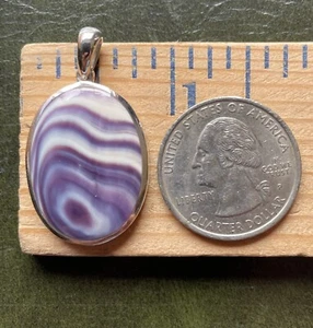 P1086 Wampum Sterling Pendant - Picture 1 of 1