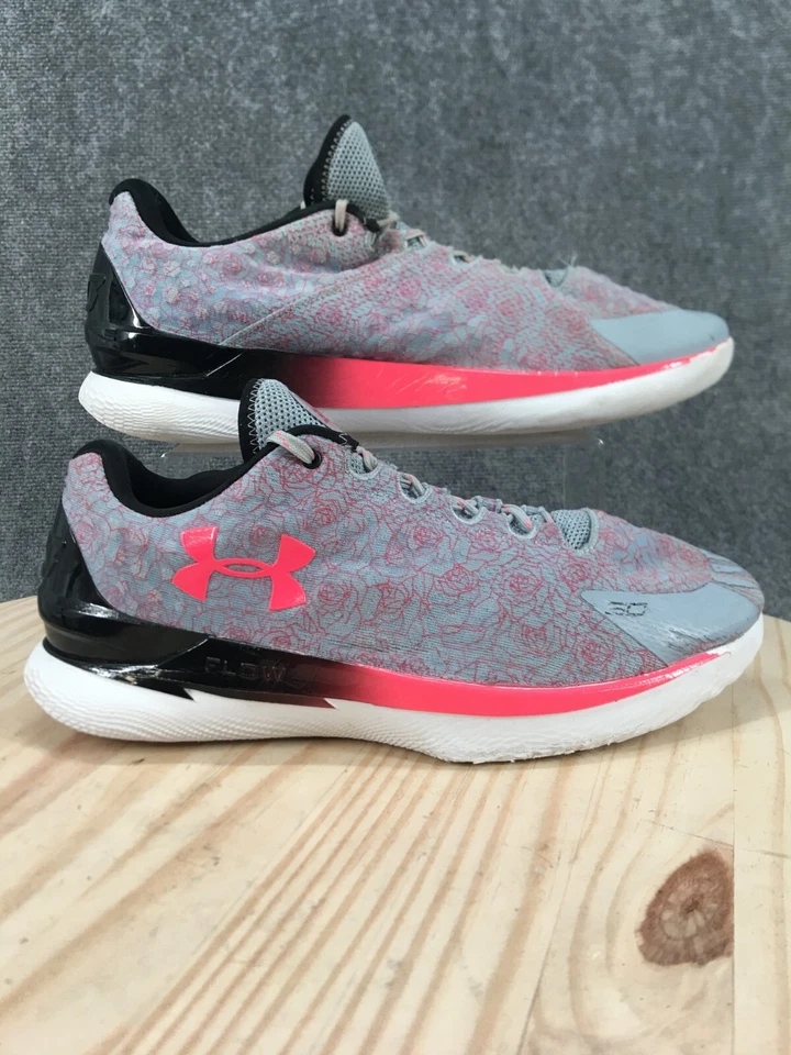 Tênis Under Armour Masculino 15 Feminino 16.5 Curry 1 Flotro Dia das Mães Azul - Imagem 1 de 4