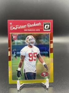 DeForest Buckner 2016 Donruss Optic Red & Yellow RC #112 San Francisco 49ers - Picture 1 of 2