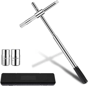 23" Universal Extended Lug Wrench, 4 Way Tire Iron Nut Wrench Set with Storage B - Picture 1 of 7