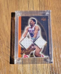 Jersey Fusion Game Used Julius Erving Dr J 1984 Dual Jersey Swatch Card #26/50 - Bild 1 von 7
