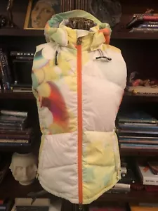Volcom Thermonite Turbine Multi-Color Hooded Vest - Pre-owned - Size S/P - Picture 1 of 13