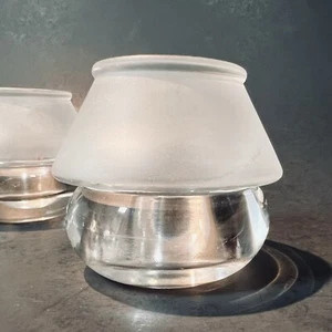 Juego de té con candelabro votivo lámpara de hadas superior de hongo esmerilado Sterno Chatterly 5 - Imagen 1 de 9