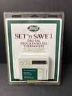 (NEW) Hunter Set 'n Save 1 Digital Programmable Thermostat, Model 42204 (SEALED)