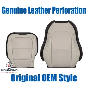 2017-2022 Ford F250 F350 Limited - Driver Side Complete Leather Seat Covers Tan - Picture 1 of 21