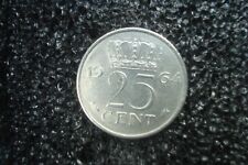 1964 Pièce de 25 cents Pays-Bas - KM#183 - Livraison Combinée