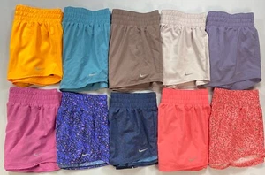 Women's Nike Dri Loose Fit Mid-Rise Brief Lined Shorts - Picture 1 of 21