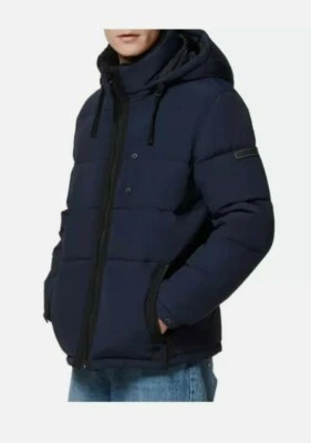 🆕MARC 纽约哈勃羊毛领海军风 Puffer 大衣夹克,尺寸 S 🧥 — 第 1/4 张图片