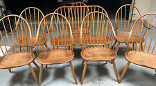 Thos. Moser Continuos Arm Chair Set Of 9 Vintage 1987 Auburn Maine All Signed