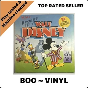 the Greatest Hits of Walt Disney Original Soundtracks 12” Vinyl LP 1975 EX / EX - Picture 1 of 6