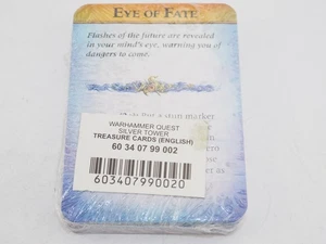 GW WARHAMMER QUEST SILVER TOWER TREASURE & SKILL CARDS. SEALED. GREEN 1971 - Picture 1 of 1