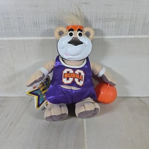 Baloncesto Bubba Talking 1999 8" oso de peluche con cara de goma - con etiquetas  - Imagen 1 de 5