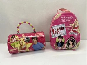 Mochila de hojalata pequeña musical de secundaria y caja de hojalata coleccionables usada - Imagen 1 de 13