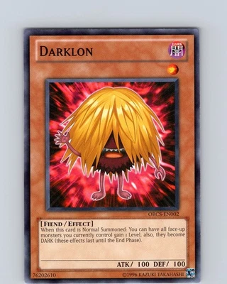 Yu-Gi-Oh TCG Darklon ORCS-EN002 Unlimited Regular Common Card NM - Image 1 of 2
