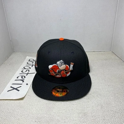 Philadelphia Flyers Broad St. Bullies Negro Verde UV 50 Años Nuevo NO HAT CLUB Foto 1 de 4