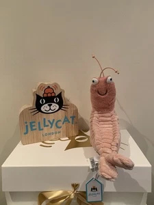 Jellycat Sheldon Shrimp Soft Plush Toy Brand New With Tags BNWT - Picture 1 of 4