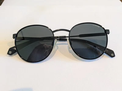 Nuevas Gafas de Sol Polaroid PDL 2053/S 807M9 Marco de Metal Negro Gris Lentes POLARIZADAS Foto 1 de 4