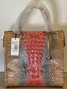 SALE BRAHMIN CAROLINE HANDBAG LARGE LAKERIDGE OMBRE S51 1708 00901 - Picture 1 of 11