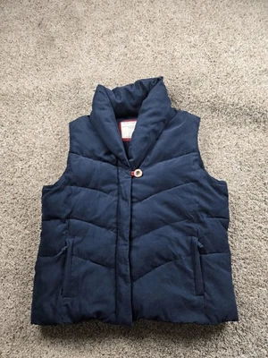 Joules Vest Womens Size 14 US Navy Blue Puffer Quilted Sleeveless Full Zip - Image 1 of 4