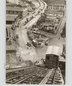 FUNICULAR ASCENSOR Pistas @ Valparaíso Chile 1940 Transporte Foto de Prensa - Imagen 1 de 2
