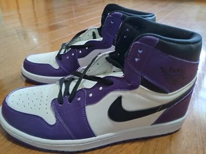 Size 10.5 - Jordan 1 Retro OG High Court Purple 2.0 - Picture 1 of 3
