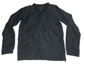 Sport-Tek Youth V-Neck Pullover Jacket Long Sleeve Sportwear Black Sz M(8) B002 - Picture 1 of 5