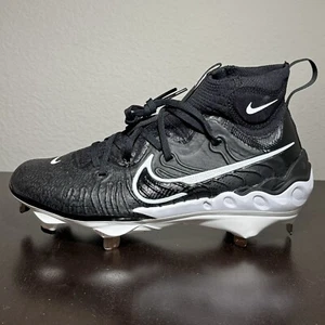 Nike Alpha Huarache NXT Baseball Cleats Men’s 7 Black White DJ6517-001 - Picture 1 of 6