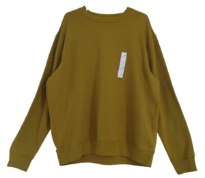 Goodfellow & Co Sweatshirt Herren L Senfgelb Rundhalsausschnitt. Neu mit Etikett - Bild 1 von 7