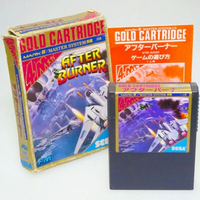 AFTER BURNER no.A SEGA markIII Japan Import Arcade NTSC-J SMS somewhat used Comp - Image 1 of 3
