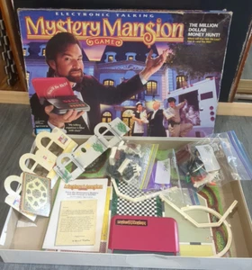 Vintage 1995 Electronic Talking Mystery Mansion Board Game Vintage Clues Loot - Picture 1 of 16
