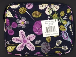 Vera Bradley E-Reader Floral Nightingale 9" X 7” Tablet Sleeve Retired - Picture 1 of 7