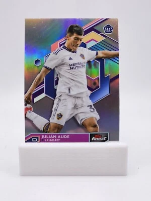 🔥⚽️ 2023 Topps Finest MLS SOCCER #79 Julian Aude, LA Galaxy RC  - Image 1 of 2