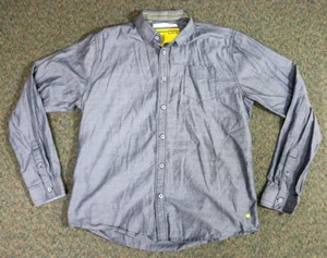 Descendent of Thieves Bombfell Exclusive Men's Size L Gray Button Down Shirt - Picture 1 of 14