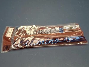 Trim Parts 4825 Rear Quarter Emblem (Pair) 1965 El Camino “El Camino” - Picture 1 of 6