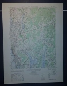 1940's Army topographic map East Providence RI Sheet 6767 IV SE - Picture 1 of 5