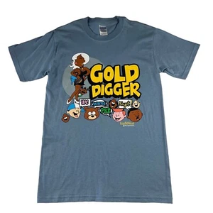 KANYE WEST Late Registration Gold Digger 2005 Original T-shirt Tour Yeezy Small - Picture 1 of 11