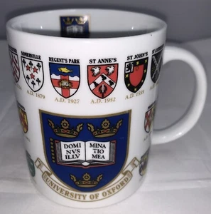 TAZZA OXFORD UNIVERSITY College Arms di SAMPSONS ENGLAND - Foto 1 di 12