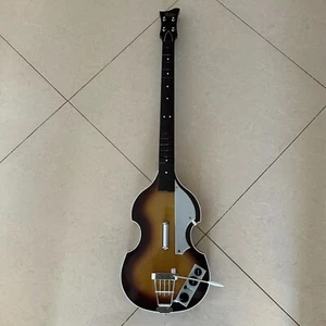 Rock Band Hofner Beatles PSGTS3 Bass Guitar PS3 Harmonix w/ Strap No Dongle - Picture 1 of 4